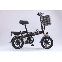 折叠电动车自行车成人男女士小型代步新国标助力锂电代驾电瓶单车