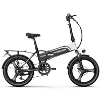 折叠电动车自行车成人男女士小型代步铝合金助力锂电代驾电瓶单车